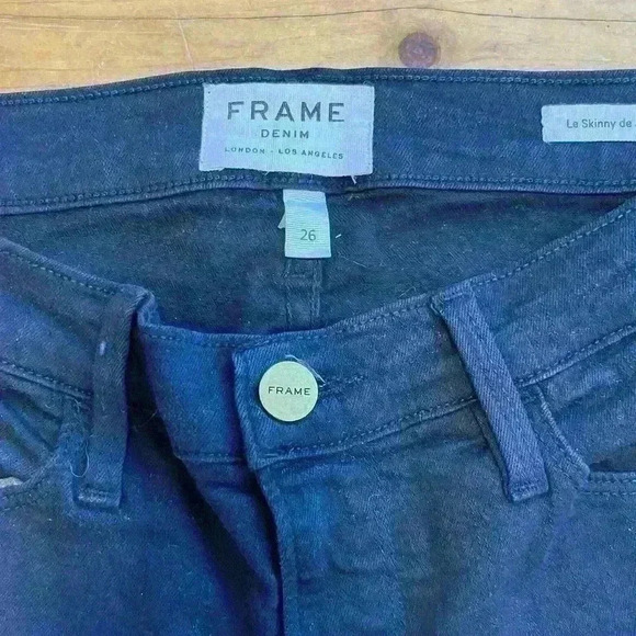 Frame le  skinny de Jeanne, sz 26 . Excellent condition. - Picture 8 of 12